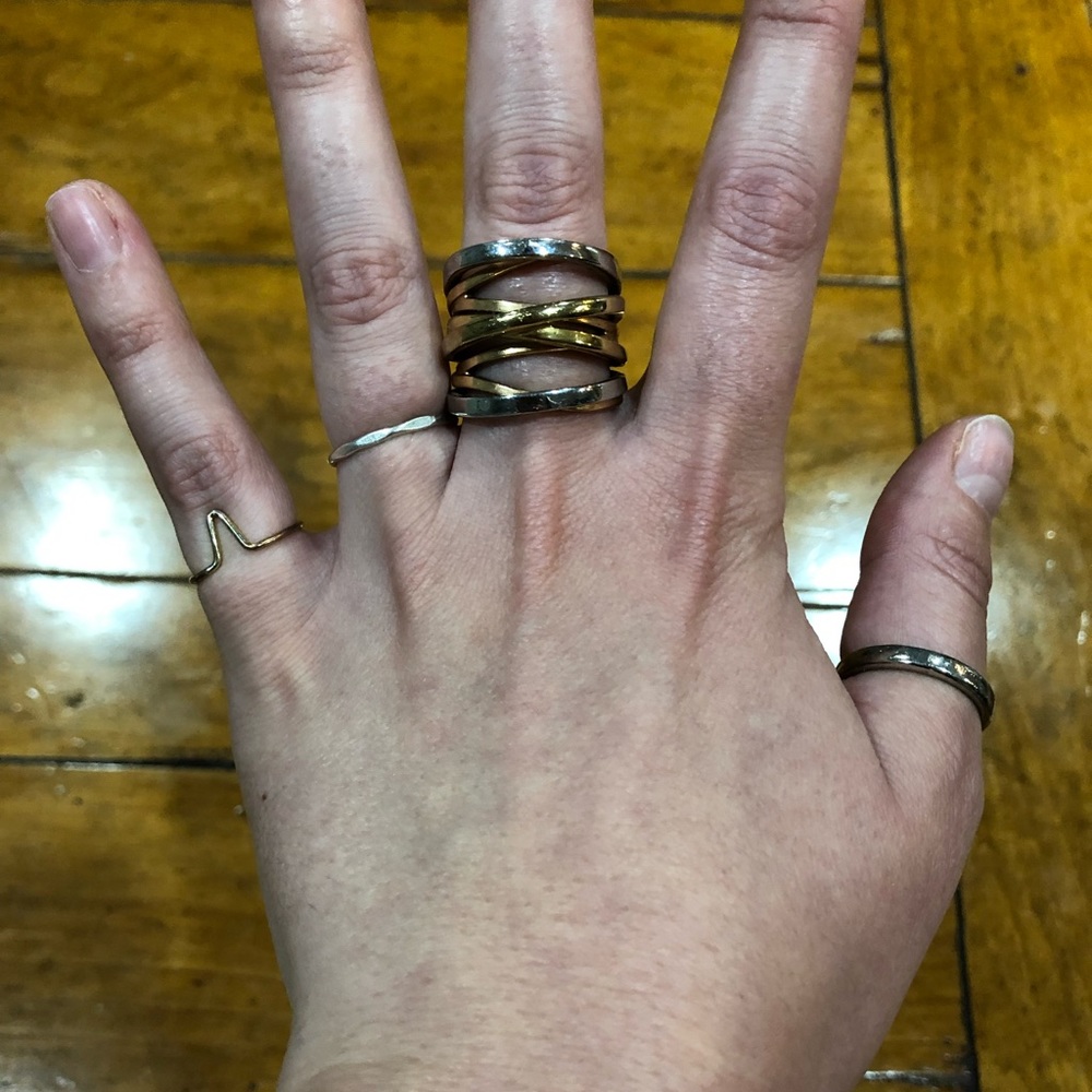 Two tone Michael Kors ring 💎